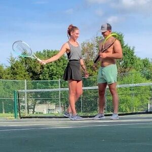 Amazon / Werena Black Women's Tennis / Athletic Skirt Skort Size Medium Pleated